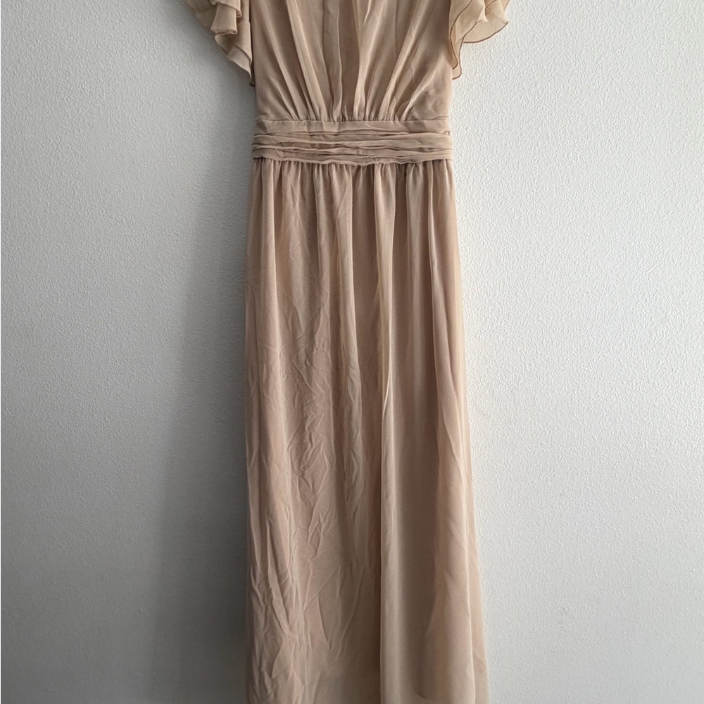 Chic Champagne Formal Girls Dress